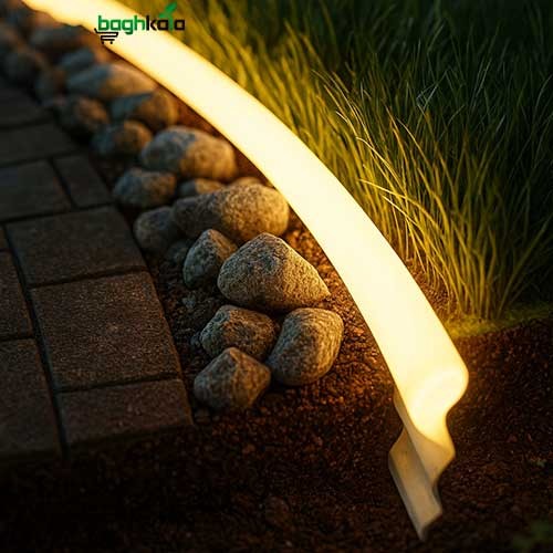 نوار جداکننده محوطه سازی رنگ سفید (طول 5.8 متر)